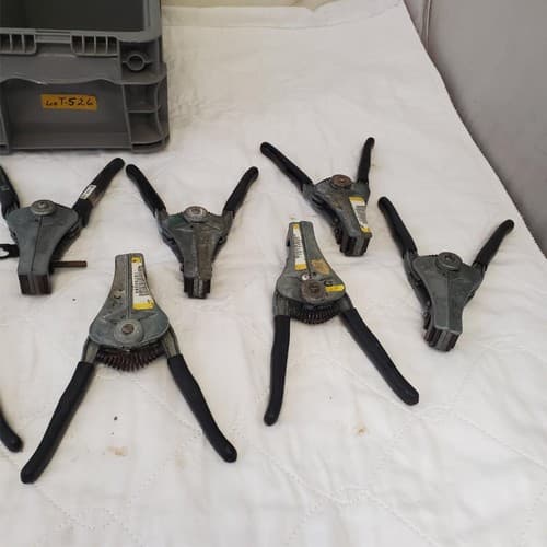 Lot of 10 IDEAL Custom Stripmaster Wire Strippers Black LOT 526 - Thumbnail 7