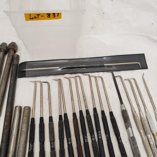 Lot of Assorted Precision Pin Vise Set and Hook Pick Tool LOT-831 - Thumbnail 6