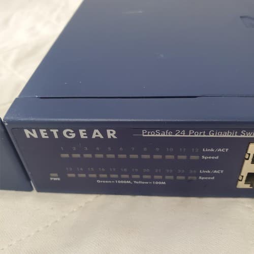 NETGEAR ProSafe JGS524 V2 ProSafe 24 Port Gigabit Network Switch - Thumbnail 2