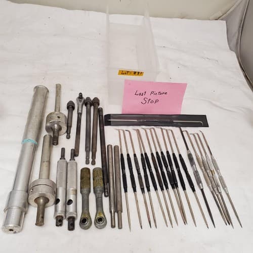 Lot of Assorted Precision Pin Vise Set and Hook Pick Tool LOT-831 - Thumbnail 11