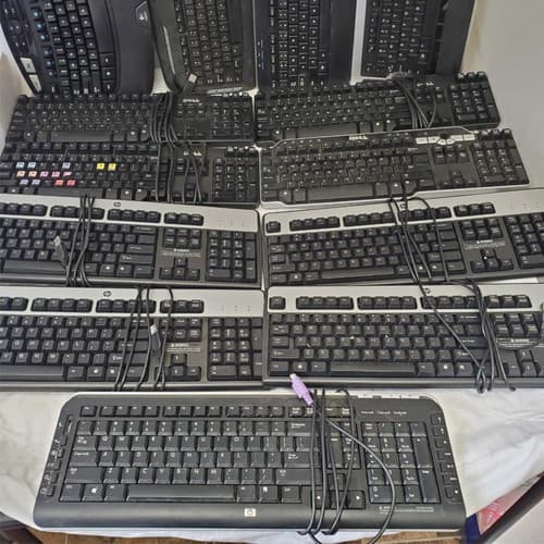 Lot of 13 Assorted Dell, HP, Logitech & other Brand Keyboards - Thumbnail 2