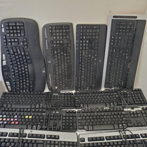 Lot of 13 Assorted Dell, HP, Logitech & other Brand Keyboards - Thumbnail 4