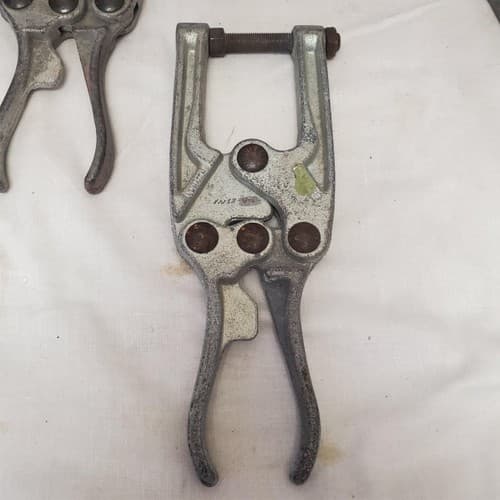 Lot of 3 Welding Aircraft Aviation Clamp Crimp Tool LOT-136 - Thumbnail 3