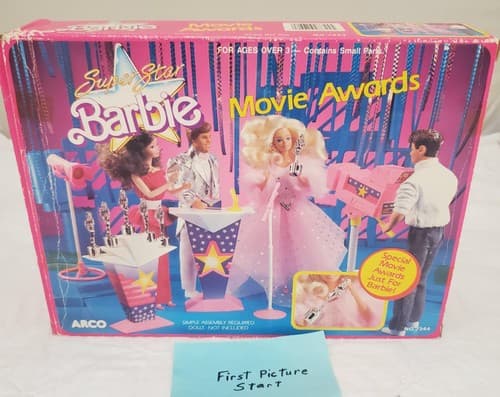 Arco 1988 Mattel Super Star Barbie Movie Awards Playset - Image 1