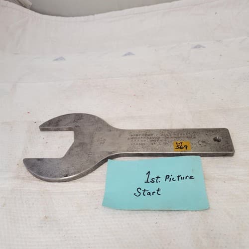 Vintage Large Open Ended Wrench LOT 569 - Image 1