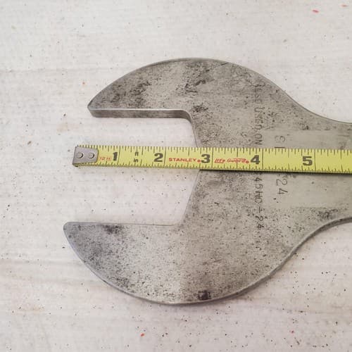 Vintage Large Open Ended Wrench LOT 569 - Thumbnail 5