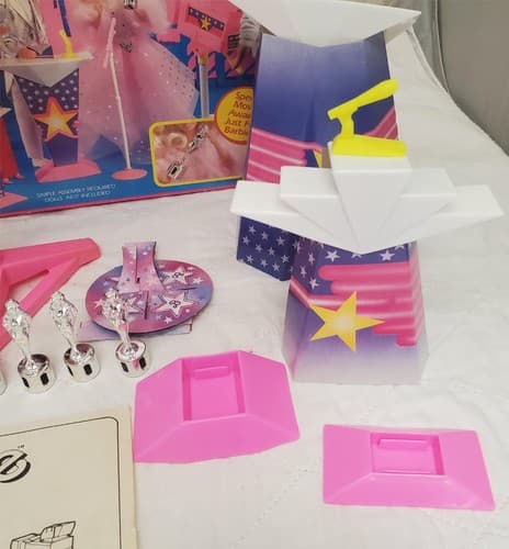 Arco 1988 Mattel Super Star Barbie Movie Awards Playset - Thumbnail 5