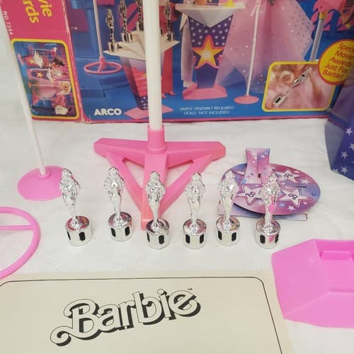 Arco 1988 Mattel Super Star Barbie Movie Awards Playset - Thumbnail 6