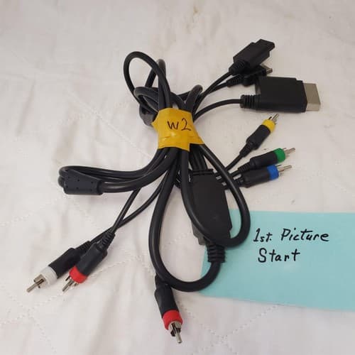 Multi Console/Platform Nintendo Wii PlayStation Xbox Component HD Video Cable W2 - Image 1