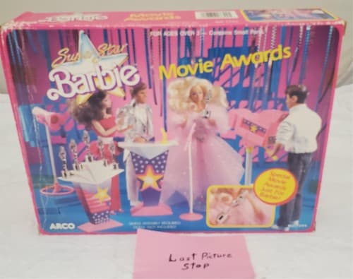 Arco 1988 Mattel Super Star Barbie Movie Awards Playset - Thumbnail 8