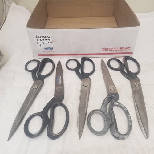 Lot of 5 Multi-Purpose Vintage Assorted Scissors #3 - Image 1