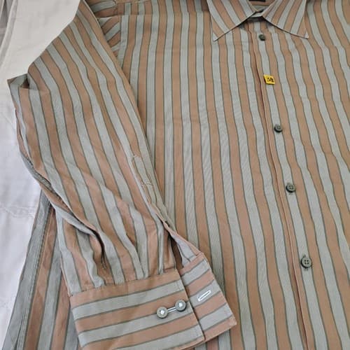 Gene Meyer Muticolor Stripes Long Sleeve Shirt - Thumbnail 3
