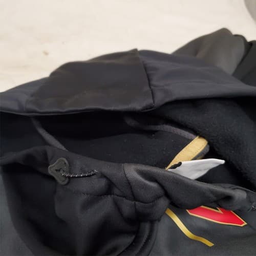 Nike Men's XXL NFL Therma-FIT Black Pullover Hoodie - Thumbnail 8