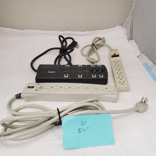 Cyber Power Surge Protector 850 & Context Relocatable Power Tap - Image 1