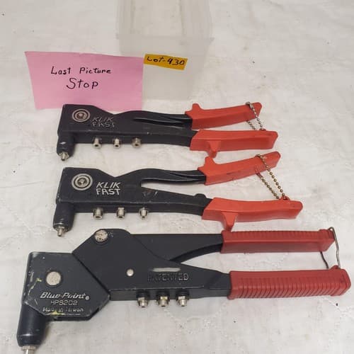 Lot of 3 Klik Fast Rivet Tools & 1 Blue-Point HPR50 Rivet Tool LOT-430 - Thumbnail 10