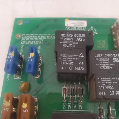 Control System Circuit Board with Relays and Connectors - Thumbnail 3