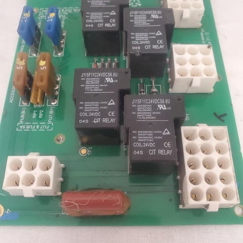 Control System Circuit Board with Relays and Connectors - Thumbnail 5