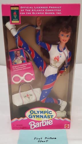 Barbie 1995- Olympic Gymnast Barbie Dolls - Image 1
