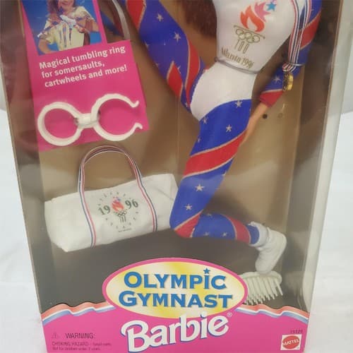 Barbie 1995- Olympic Gymnast Barbie Dolls - Thumbnail 2