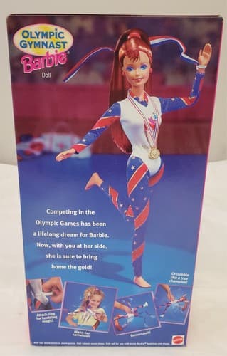 Barbie 1995- Olympic Gymnast Barbie Dolls - Thumbnail 5