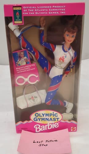 Barbie 1995- Olympic Gymnast Barbie Dolls - Thumbnail 7