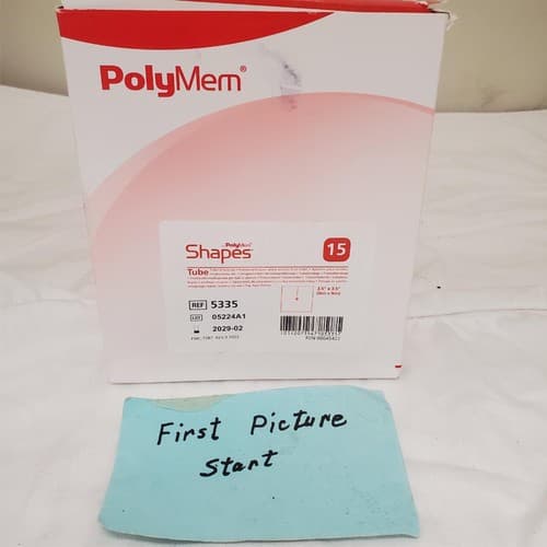 PolyMem 5335 Shapes Tube Dressing 9cmx9cm Medical Wound Care - Image 1