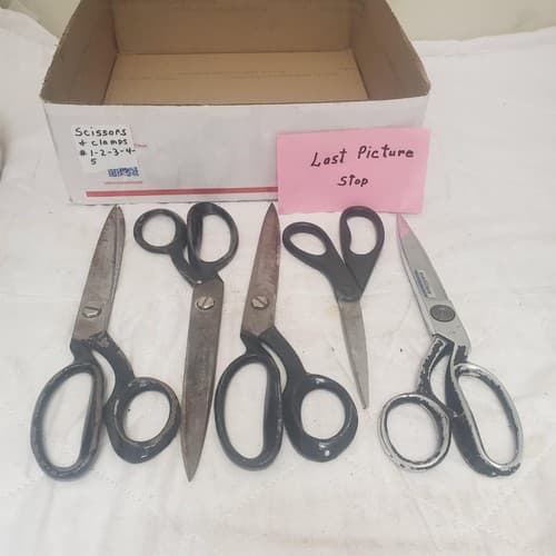 Lot of 5 Multi-Purpose Vintage Assorted Scissors - Thumbnail 5