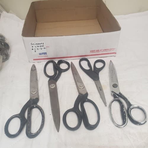 Lot of 5 Multi-Purpose Vintage Assorted Scissors - Thumbnail 4