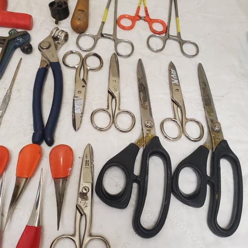 Mixed Lot Precision Hand Tools Scissors Forceps Caliper Pliers Scrapers LOT-547 - Thumbnail 5