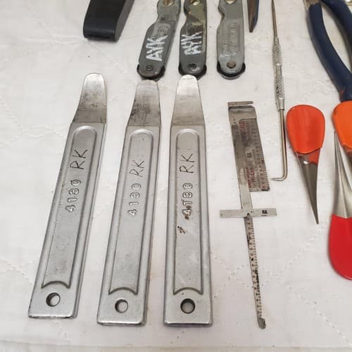 Mixed Lot Precision Hand Tools Scissors Forceps Caliper Pliers Scrapers LOT-547 - Thumbnail 7