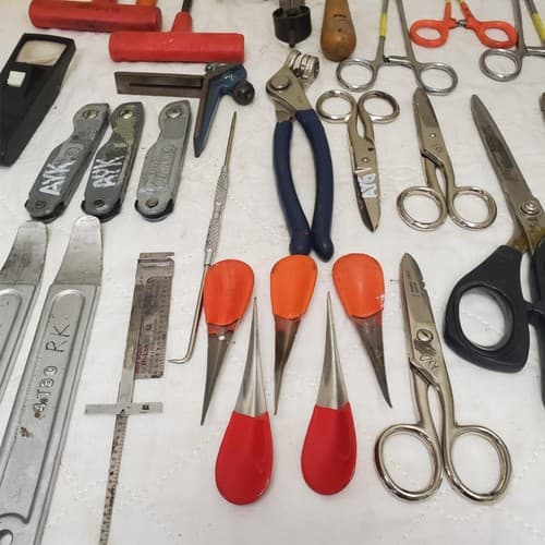 Mixed Lot Precision Hand Tools Scissors Forceps Caliper Pliers Scrapers LOT-547 - Thumbnail 8