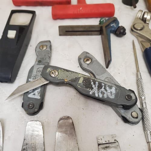 Mixed Lot Precision Hand Tools Scissors Forceps Caliper Pliers Scrapers LOT-547 - Thumbnail 11