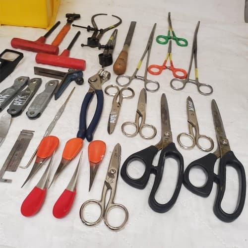 Mixed Lot Precision Hand Tools Scissors Forceps Caliper Pliers Scrapers LOT-547 - Thumbnail 9