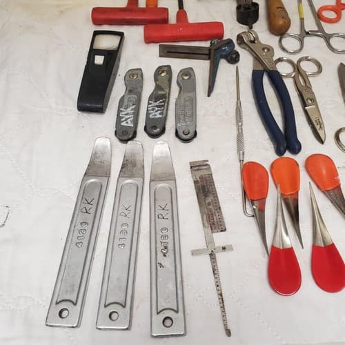 Mixed Lot Precision Hand Tools Scissors Forceps Caliper Pliers Scrapers LOT-547 - Thumbnail 20