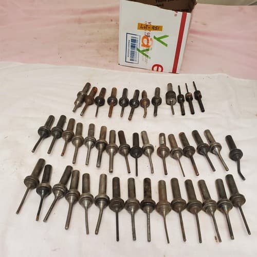 Lot of Assorted Rivet Gun Snaps Bit Knock Out Punch LOT-951 - Image 1
