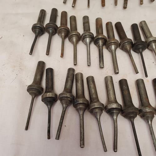 Lot of Assorted Rivet Gun Snaps Bit Knock Out Punch LOT-951 - Thumbnail 2