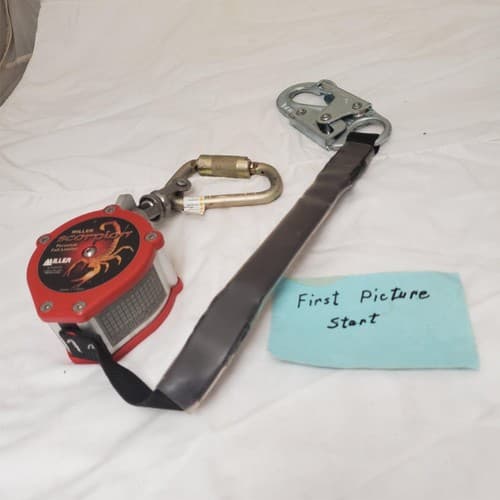 Miller Scorpion PFL-4-Z7 9FT With Steel Twist-Lock Carabiner & Swivel Shackle - Image 1