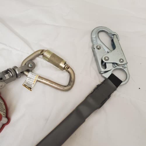 Miller Scorpion PFL-4-Z7 9FT With Steel Twist-Lock Carabiner & Swivel Shackle - Thumbnail 3