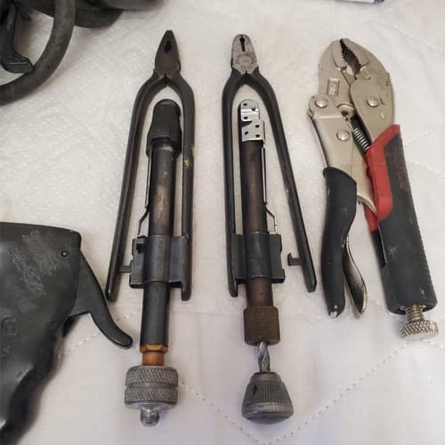 Lot of 6 Vintage Pliers, Impact Wrenches Auto Repair Tools LOT- 512 - Thumbnail 2