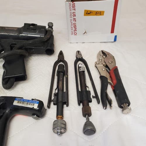 Lot of 6 Vintage Pliers, Impact Wrenches Auto Repair Tools LOT- 512 - Thumbnail 7