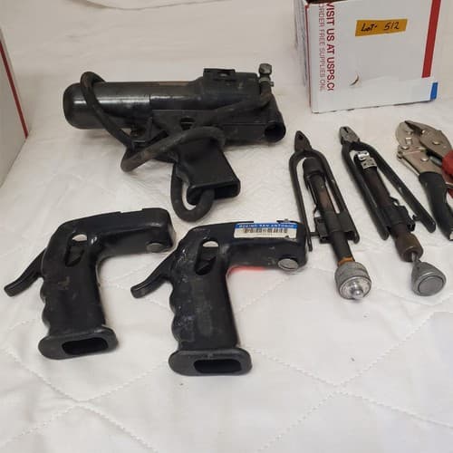 Lot of 6 Vintage Pliers, Impact Wrenches Auto Repair Tools LOT- 512 - Thumbnail 8