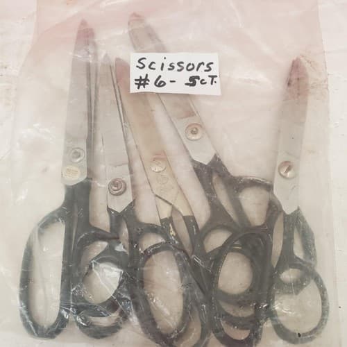 Lot of 5 Assorted Handle Pinking Scissors #6 - Thumbnail 3