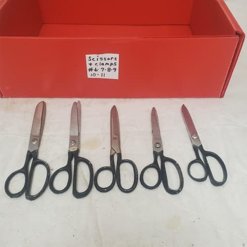 Lot of 5 Assorted Handle Pinking Scissors #6 - Thumbnail 4