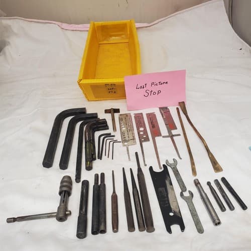 Lot of 34 Mixed Aircraft & Machinist Hex Keys, Punches, Gauges Tools LOT-272 - Thumbnail 13