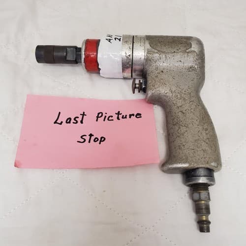 DOTCO 15C2987 Pistol Grip 6200RPM Pneumatic Air Drill Air Tool AN-21 - Thumbnail 6