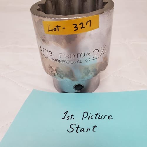 Proto 3/4" 12 Point 5772 2-1/4" Drive Socket LOT-327 - Image 1
