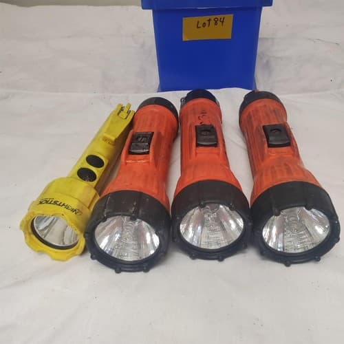 Lot of 4 Nightstick, Fulton and Brinkmann Legend Flashlight LOT-84 - Image 1