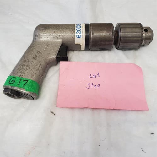 Cleco Pistol Grip Pneumatic Heavy Duty Air Drill Air Tool G17 - Thumbnail 6