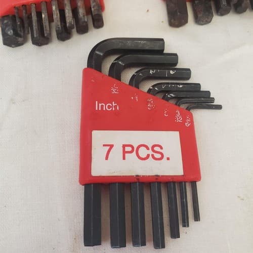 Lot of 33 Williams Short Hex Key Wrench Set LOT-601 - Thumbnail 5