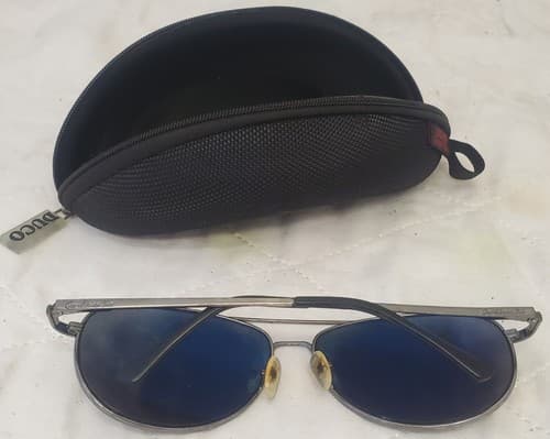 DUCO Designer Glasses Hard Case Zipper Protective Eyewear Storage Box - Thumbnail 4